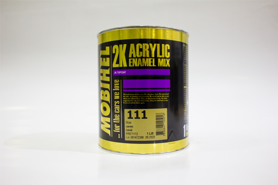 111 1 Ltr  2K Acrylic Enamel Mix ( 2k Topcoat ) 